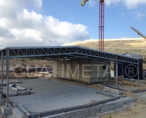 Nave industrial modular grandes luces MECARAPID. 2000m2 Malta - Cualimetal