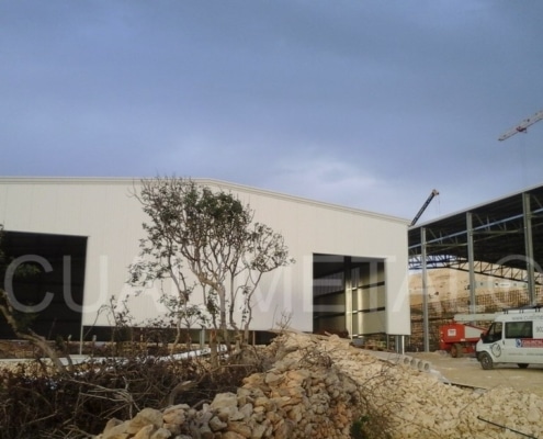 Nave industrial prefabricada. 500m2 Malta - Cualimetal
