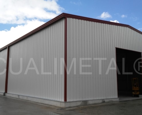 Almacén modular metálico. 600 m2 Siero (Asturias, España) Cualimetal