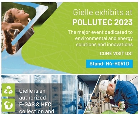 06 10 2023 Pollutec 2023 feria lider en soluciones innovadoras para el medio ambiente las ciudades y los territorios. Lyon Francia