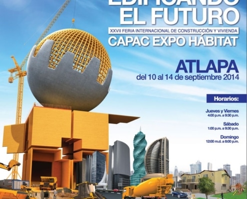 10 09 2014 Naves metalicas modulares y hangares prefabricados industriales Panama. Feria construccion CAPAC
