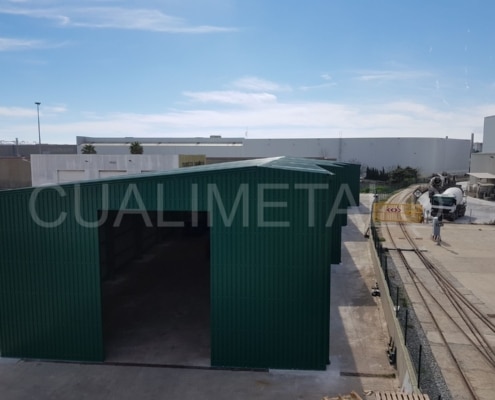 Nave industrial prefabricada.1280m2 Barcelona (España) Cualimetal