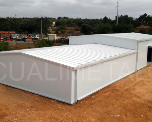 Almacén modular metálico. 360m2 Portugal - Cualimetal