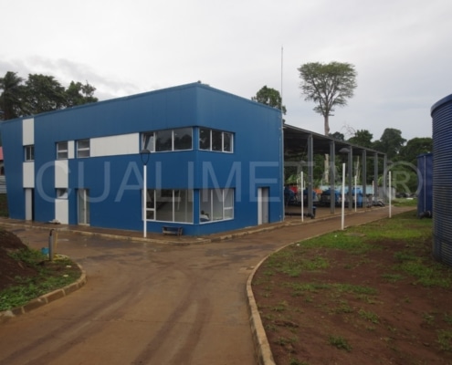 Edificio metálico de oficinas. 360m2 Malabo (Guinea Ecuatorial) Cualimetal