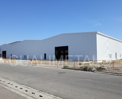 Nave modular metálica. 3600m2 Alagón (Zaragoza, España) Cualimetal