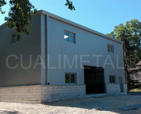 Almacén modular metálico. Roquevaire (Francia) Cualimetal