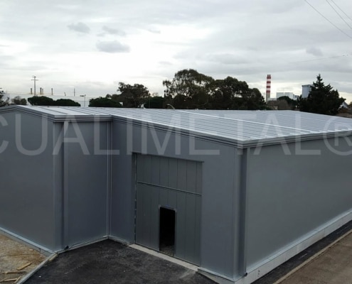 Nave industrial prefabricada. 540m2 Santa Iría da Azoia (Portugal) Cualimetal
