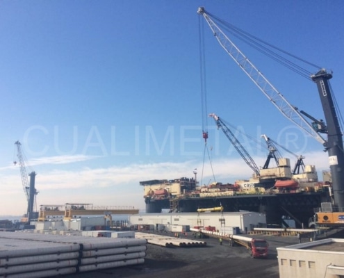Hangar modular desmontable ECORAPID 850m2 Burgas (Bulgaria) Cualimetal