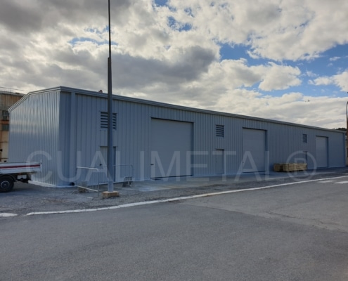 Nave prefabricada metálica. 400m2 Saint Auban (Francia) Cualimetal