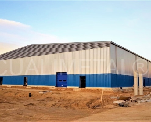 Nave industrial prefabricada. 3600m2 Calatayud (Zaragoza, España) Cualimetal