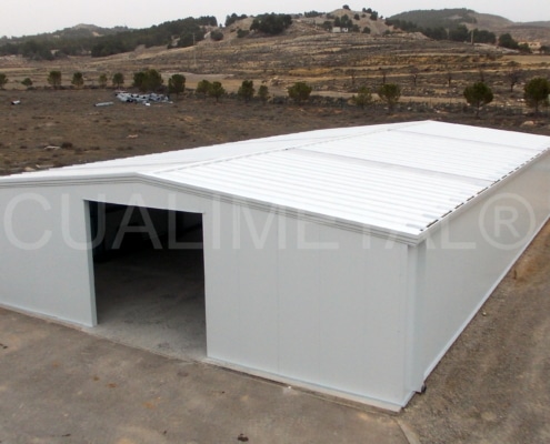 Nave metálica modular. 375m2 Teruel (España) Cualimetal