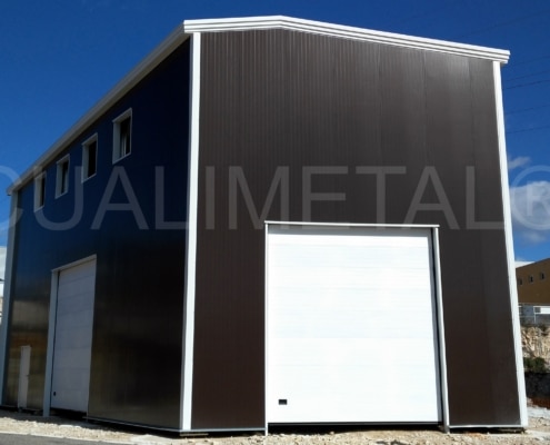 Nave prefabricada metálica. 300m2 Roquefort-la-Bédoule (Francia) Cualimetal