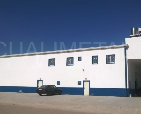 Nave metálica ampliable. 1200m2 Nouadhibou (Mauritania) Cualimetal