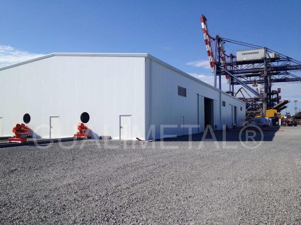 Angar Modular Modular Prefabricated Hangar ECORAPID 1300m2 Burgas (Bulgaria) - Cualimetal