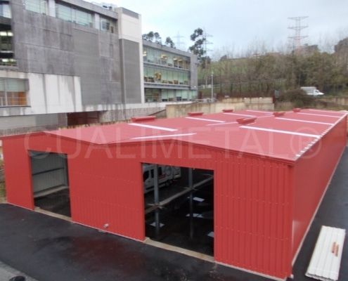 Nave modular metálica prefabricada. Avilés (Asturias, España) Cualimetal