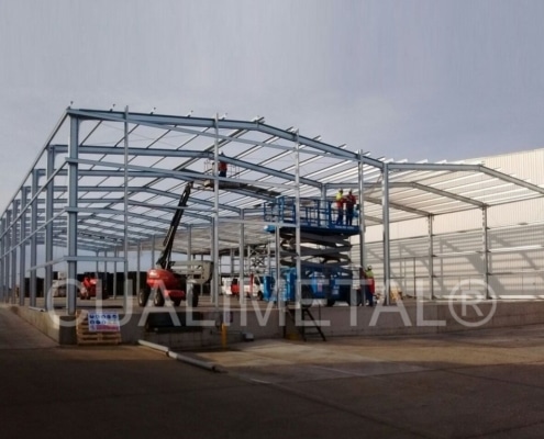 Nave industrial modular. 2.500 m2 en Figueruelas (Zaragoza, España) Cualimetal