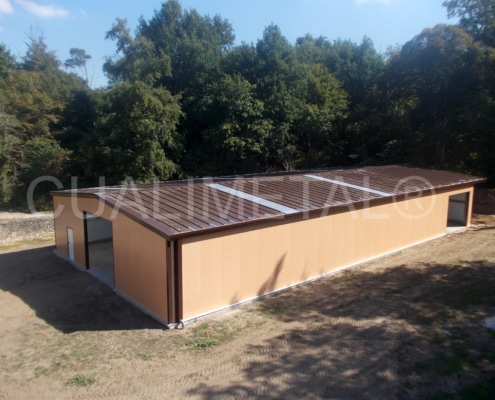 Almacén modular metálico. 450m2 Burdeos (Francia) Cualimetal