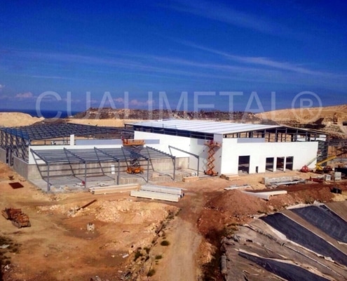 29 10 2014 Estado obra planta de tratamiento residuos 8500m2 Malta