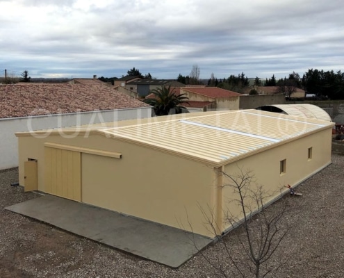 Nave modular metálica. 300m2 Florensac (Francia) Cualimetal
