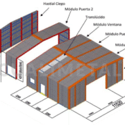 Nave industrial metálica. 133m2 (Plasencia, España) Cualimetal