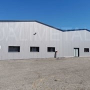 Nave metálica prefabricada. 1000m2 Réding (Francia) Cualimetal