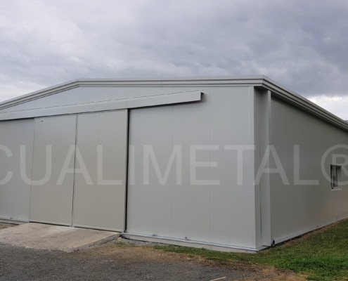 Nave industrial modular. 270m2 Chèdigne (Francia) Cualimetal