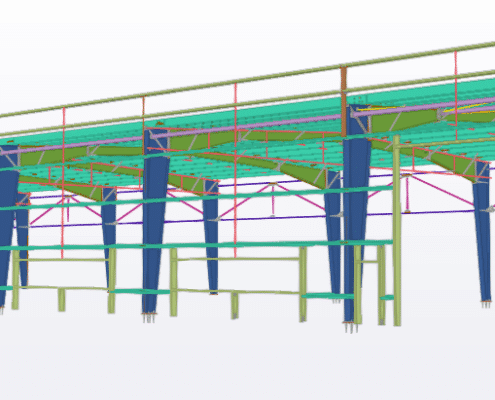 09 04 2021 Ampliacion de nave industrial metalica. 2.200m2 Ronchamp Francia