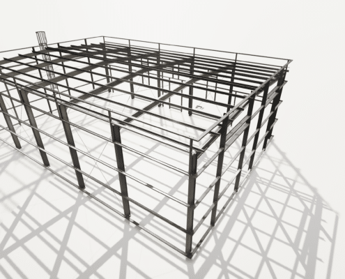 09 06 2020 Nave industrial modular. 400m2 Villenoy Francia