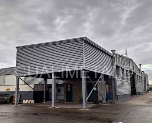 Nave industrial prefabricada. 100m2 (Zaragoza, España) Cualimetal