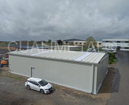 Nave industrial metálica. 285m2 Chédigny (Francia) Cualimetal