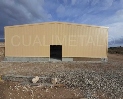 Nave industrial metálica. 500m2 Alagón (Zaragoza, España) Cualimetal