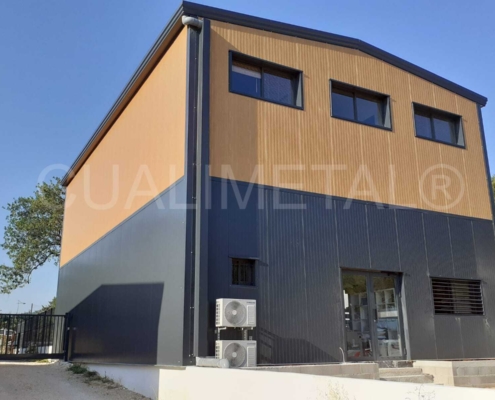 Revestimiento de nave modular. Roquevaire (Francia) Cualimetal