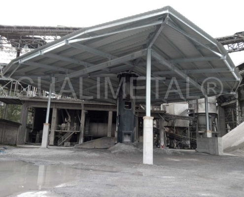 Nave industrial metálica. 500m2 Aboño (Asturias, España) Cualimetal