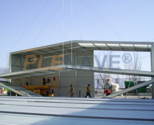 Nave prefabricada metálica. 240 m2 Lunel (Francia) Cualimetal