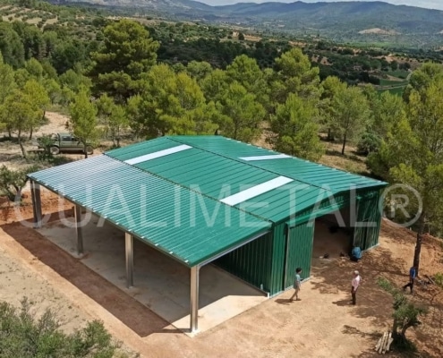 Nave industrial metálica. 300m2 Auñón (Guadalajara, España) Cualimetal