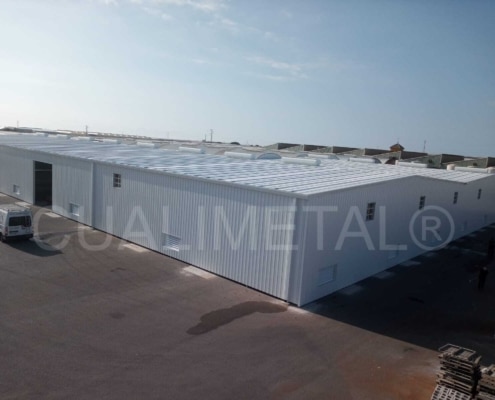 Naves industriales metálicas. 3000m2 El Ejido (Almería, España) Cualimetal