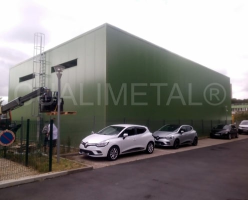 Nave industrial modular. 400m2 Villenoy (Francia) Cualimetal