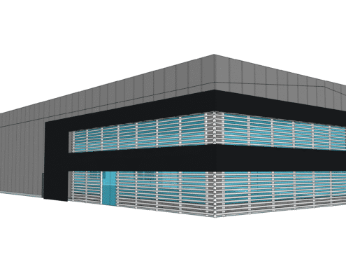 Nave industrial metálica. 1200m2 Mariel (Cuba) Cualimetal