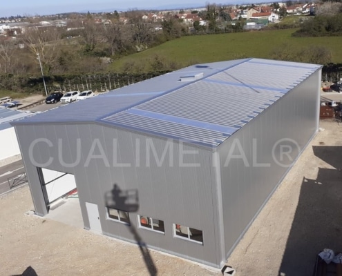 Nave industrial modular. 375m2 Saint- Priest (Francia) Cualimetal