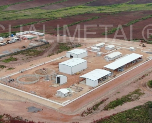 Naves industriales prefabricadas. 2.000m2 Quizenga, Malanje (Angola) Cualimetal