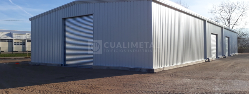 Nave industrial metalica ECORAPID Cualimetal Les Abrets en Dauphine Francia 12