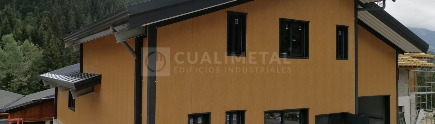 Edificio industrial y oficinas 340m2. Champagny-en-Vanoise (Francia) | Cualimetal 1