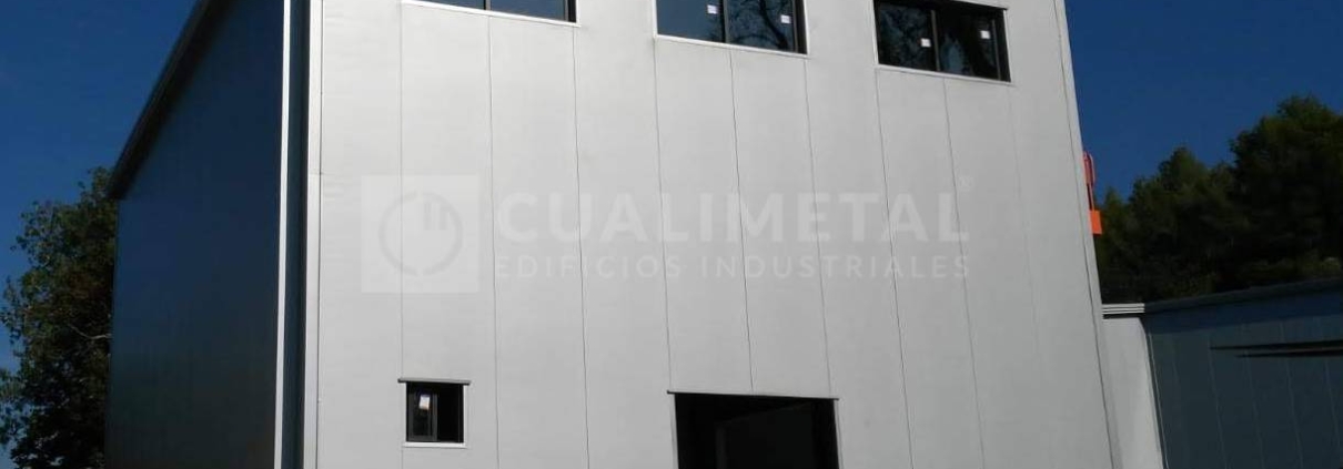 Nave industrial prefabricada metalica ECORAPID Cualimetal Roquevaire Francia 5