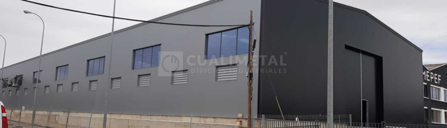 Nave prefabricada metálica 2050m2. Tudela, Navarra (España) | Cualimetal 1