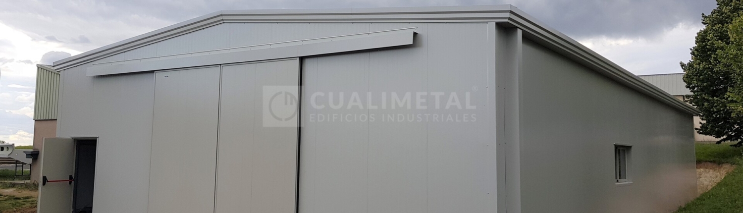 Nave industrial modular metalica ECORAPID Cualimetal Chedigny Francia 8