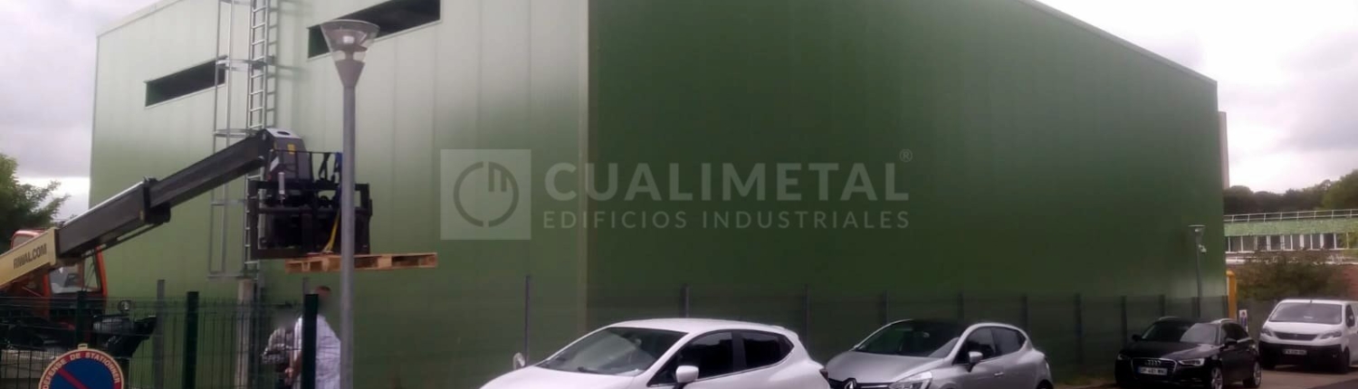 Nave industrial modular metalica ECORAPID Cualimetal Villenoy Francia 11