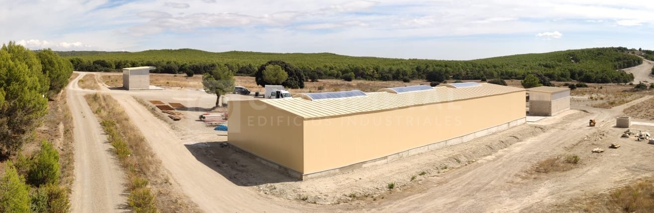 Nave industrial prefabricada Ecorapid San Gregorio Zargoza Cualimetal 11