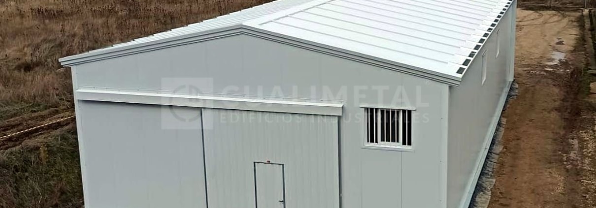Nave metálica modular 210m2. La Pola de Gordón, León (España) 1 - Cualimetal