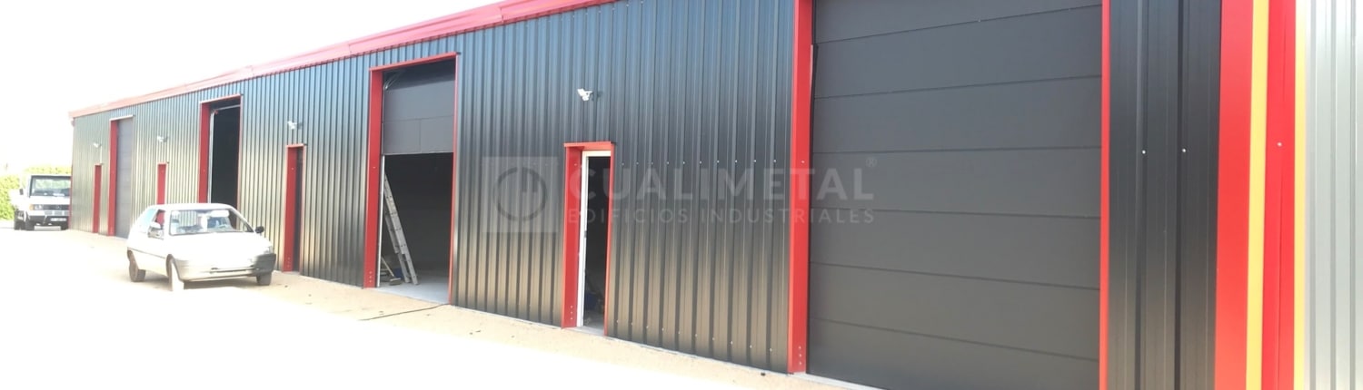 Nave industrial metalica ECORAPID Cualimetal Varetz Francia 5