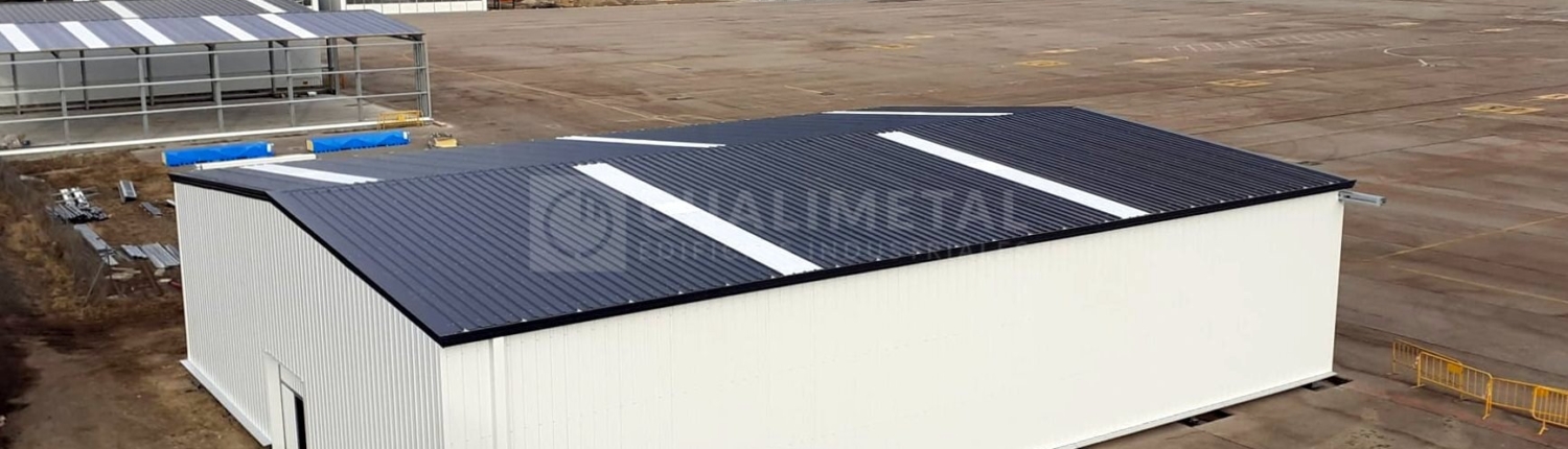 Hangar modular prefabricado ECORAPID Cualimetal La Seu dUrgell Lerida España 11